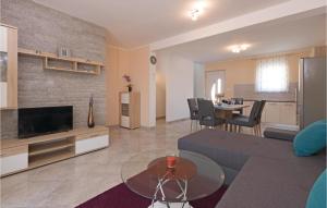 TV a/nebo společenská místnost v ubytování Four-Bedroom Holiday Home In Vodnjan