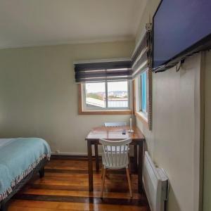 Cama ou camas em um quarto em Hostal Terraza Recreo