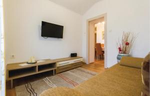 TV a/nebo společenská místnost v ubytování Two-Bedroom Apartment In Banjole + 13 fotografií