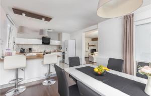 Η κουζίνα ή μικρή κουζίνα στο Cozy Apartment In Skalnica With Wifi