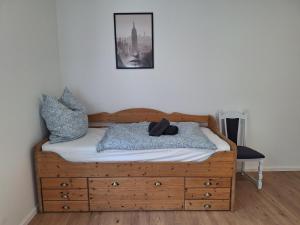 Postel nebo postele na pokoji v ubytování Hagen