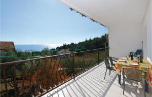 Balkón alebo terasa v ubytovaní Apartment Ivan Dolac With Sea View X