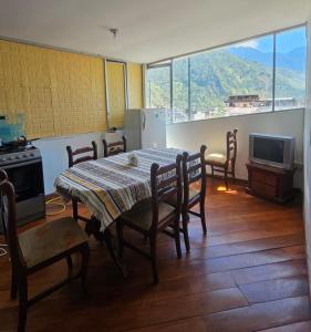 Χώρος καθιστικού στο Mayra's Apartments and Spanish School