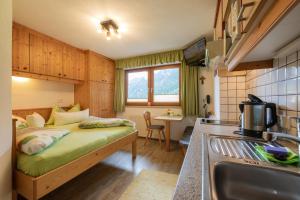 Kuchyň nebo kuchyňský kout v ubytování Appartements-Klaus