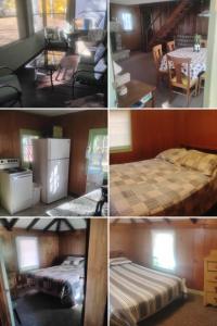 Katil atau katil-katil dalam bilik di Charming 3 BR Lakefront Cottage - Gateway to Platte Lake & Sleeping Bear Dunes!