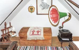 Postel nebo postele na pokoji v ubytování Ferienhaus In Grossklein