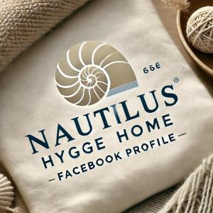Una servilleta con el logotipo de Nautilus Hygee Home Factory en Nautilus Hygge Home, en Torrevieja