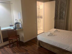 Antico Hotel Moderno客房内的一张或多张床位