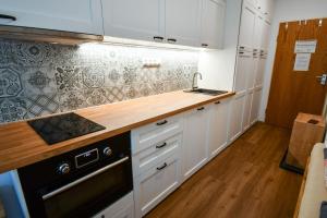 Kuchyň nebo kuchyňský kout v ubytování Studio Sumava-Bayerischer Wald