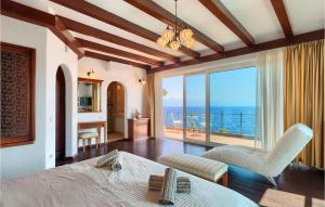 Ένα ή περισσότερα κρεβάτια σε δωμάτιο στο Villa Salvia