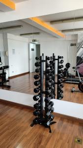 Gimnasio o instalaciones de fitness de Hotel Nacional Inn Porto Alegre - Próximo ao Complexo Hospitalar Santa Casa e UFRGS
