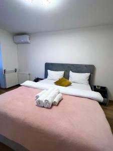 Katil atau katil-katil dalam bilik di Boby s Studio with Free Parking