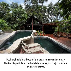 a pool available in a hotel of the areaminimum tree entryinatory picnic dip at Natural Pacific Suites, Manuel Antonio-Quepos-Hotel in Manuel Antonio