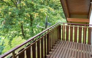 a balcony of a house with a view of trees at 3 Bedroom Beautiful Home In Kirchheim in Kirchheim