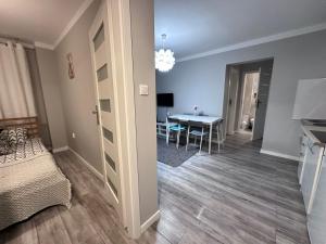 Postel nebo postele na pokoji v ubytování Centrum Pańska3 Apartment PARKING