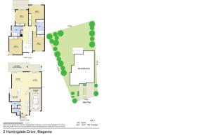 El plano del piso de On Par at Magenta