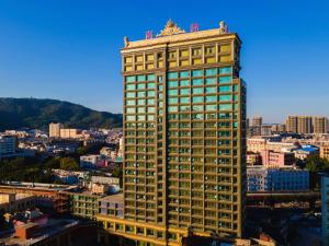 Γενική άποψη της πόλης Γκουανγκζού ή θέα της πόλης από  αυτό το ξενοδοχείο