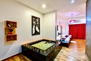 Khu vực ghế ngồi tại Nina Angkor Residences