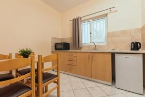 Köök või kööginurk majutusasutuses Yakinthos Hotel