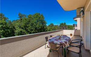 Μπαλκόνι ή βεράντα στο 2 Bedroom Lovely Apartment In Viskovo +26 φωτογραφίες