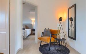 Χώρος καθιστικού στο Beautiful Home In Maruzini With Sauna