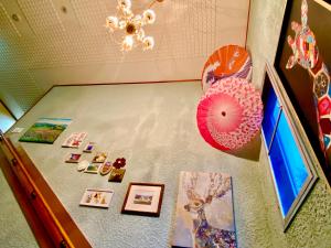 TV a/nebo společenská místnost v ubytování Hanamizuki Onsen Resort