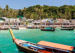Landskap semula jadi dekat dengan resort