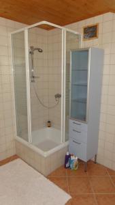 Kúpeľňa v ubytovaní Ferienhaus Seitter