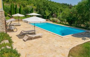 The swimming pool at or close to Beautiful Home In Castiglion Fiorentino