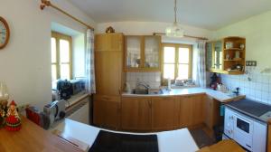 Kuchnia lub aneks kuchenny w obiekcie Ferienhaus Seitter