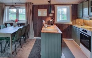 Kuchyň nebo kuchyňský kout v ubytování Pet Friendly Home In Østby With Wifi