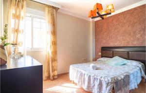Katil atau katil-katil dalam bilik di Stunning Apartment In Pujaire