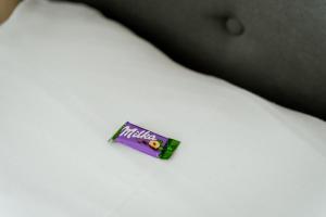 Postel nebo postele na pokoji v ubytování Lamede SELF CHECK-IN