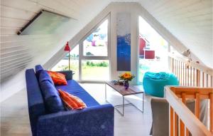 Χώρος καθιστικού στο Ferienhaus Himmelblau