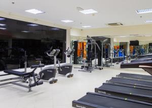 Gimnasio o instalaciones de fitness de Al Liwan Residence