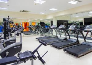 Gimnasio o instalaciones de fitness de Al Liwan Residence