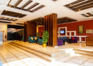 Zona de estar de Al Liwan Residence
