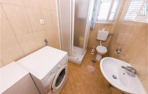Koupelna v ubytování Apartment Trogir Ul, F,tudmana