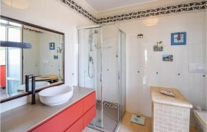A bathroom at Stunning Home In Celle Ligure Sv,