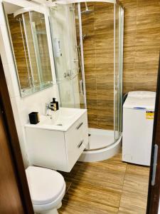 Ένα μπάνιο στο Apartament Spring