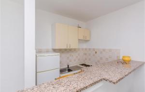 Kuchyň nebo kuchyňský kout v ubytování One-Bedroom Apartment In Hodilje