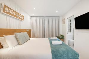 Ένα ή περισσότερα κρεβάτια σε δωμάτιο στο Stunning Apartment in City Centre