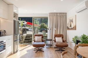 Χώρος καθιστικού στο Stunning Apartment in City Centre