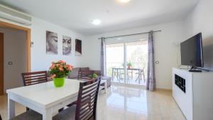 TV a/nebo společenská místnost v ubytování APARTAMENT LO COR DEL DELTA