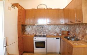 Kuchyňa alebo kuchynka v ubytovaní Cozy Home In Perdika With Kitchen