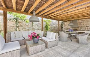 Χώρος καθιστικού στο Villa Charlotta