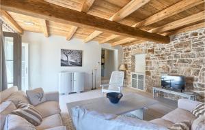 Χώρος καθιστικού στο Villa Charlotta