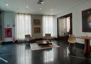 Χώρος καθιστικού στο lindo flat no mercure +53 φωτογραφίες