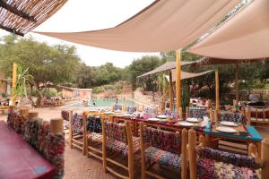 Restaurace v ubytování Paradis Nomade