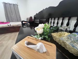 เกษมสุขรีสอร์ท Kasamesuk Resort客房内的一张或多张床位